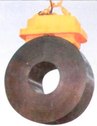 Lifting Elertromagnet for Handling Steel Band Rolls, magnetic lifting device, magnetic lifting equipment, Electric chain hoist