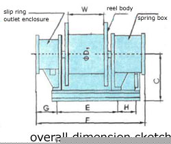 Slip Ring Exterior Installed Cable Reel Model Series JT