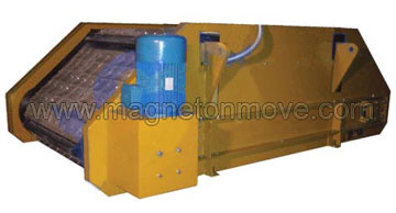 self-cooling belt electromagnetic separator